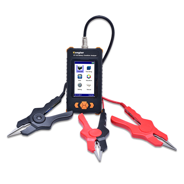 Kongter battery tester with test clamp